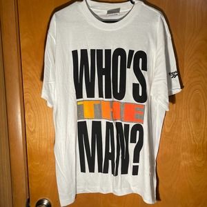 Vintage Reebok 1990's Who's The Man SHAQ Tee NBA Shaquille O'Neal Large L‎ USA